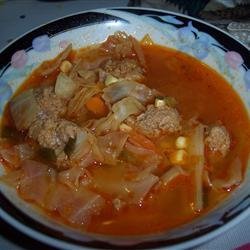 Hot and Sour Cabbage Soup