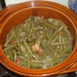 Blackened Green Beans