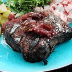 Flank Steak With Red Wine Sauce