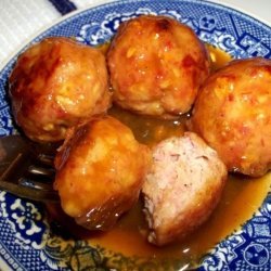 Glazed Ham Balls