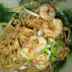 Laksa Flavoured Prawns/Shrimp and Hokkien Noodles