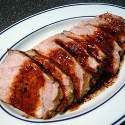 Roast Pork Loin With Cider Glaze