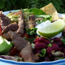 Becky's Gourmet Southwestern Taco Salad or Nachos With Steak