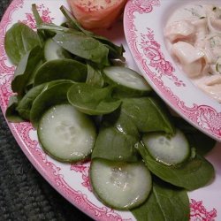 Spinach Cucumber Salad