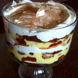 Bananas Foster Trifle With Blueberries