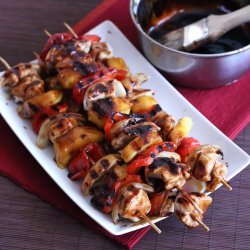 Pineapple Teriyaki Chicken Kabobs