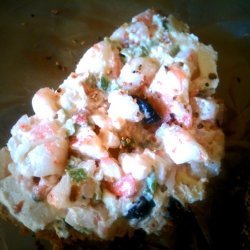 Shrimp Salad Bagels