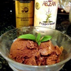 Dark Chocolate-Mint Sorbet