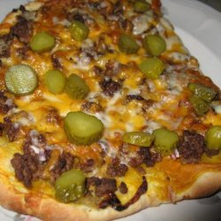 Mika's Cheeseburger Pizza