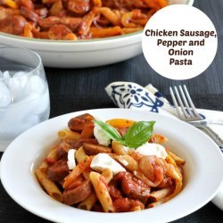 Chicken With Peppers and Pasta (Gluten Free)