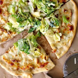 Chicken Caesar Salad Pizza