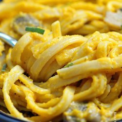 Fettuccine With Cream Sauce for One