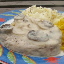 Pork Loin Chops in Mushroom Gravy