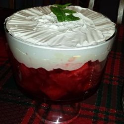 Christmas Cherry Trifle Dessert