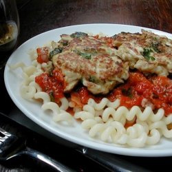 Roasted Red Pepper Puree W/ Prosciutto and Linguine