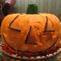 Halloween Fun - Pumpkin Cake O' Lantern (Jack O'lantern)