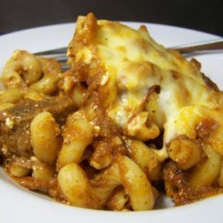 Beefed-Up Italian Style Pasta Bake