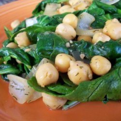 Greek Chickpeas & Spinach