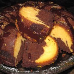 Chocolate Orange Swirl Cake With Yummy Orange Glaze