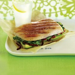 Avocado-Spinach Panini