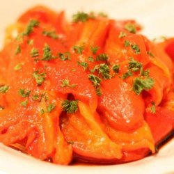 Roasted Red Bell Peppers With Sherry Vinegar