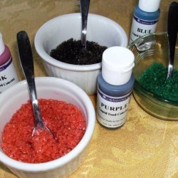 Colored Sanding Sugar for Cookie & Cupcake Decorating