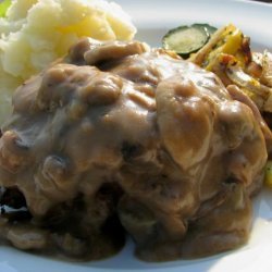 Salisbury Steak With Mushroom Sauce for 2