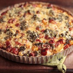 Tomato and Tapenade Tart