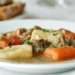 Traditional Irish Stew With Pearl Barley