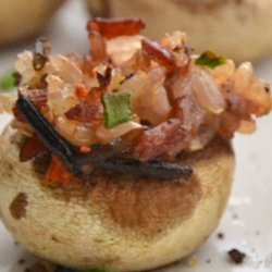 Cashew Stuffed Mushrooms