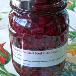 Spiced Pickled Red Cabbage