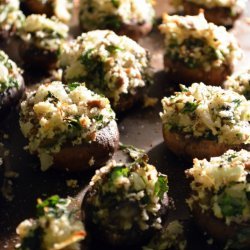 Florentine Stuffed Mushrooms