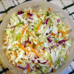 My Favorite Tangy Coleslaw