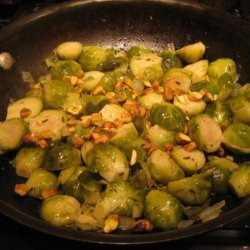 Herb-Pistachio Brussels Sprouts