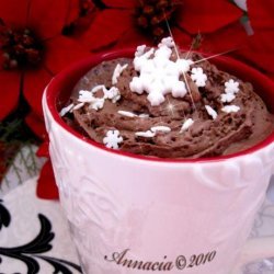 Peppermint Hot Chocolate With Whipped Cream