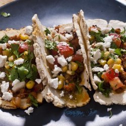 Corn Chorizo Tacos