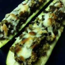 Round 2  - Stuffed Zucchini Boats