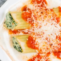 Spinach Manicotti