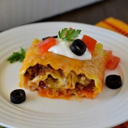 Beef Enchilada Lasagna
