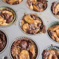 Chocolate-Banana Bread Puddings