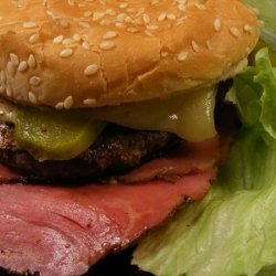 Pastrami Cheese Burgers