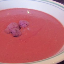 Purple Passion Soup! Cauliflower and Potato Soup