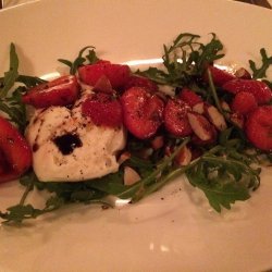 Balsamic Strawberries With Arugula