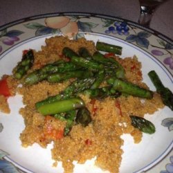 Heavenly Quinoa With Asparagus (Gluten-Free and Vegan)