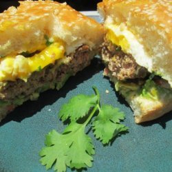 Mexican Burgers With Avocado & Fried Eggs