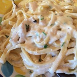 Penne With Chicken, Artichokes, and Pesto Cream