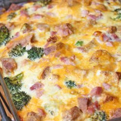 Ham & Broccoli Breakfast Casserole