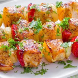 Yummy Honey Chicken Kabobs