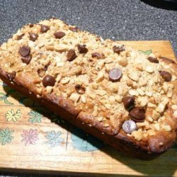 Peanut Butter Banana Chocolate Chip Bread