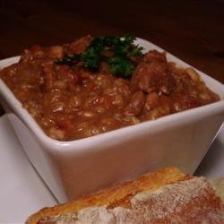 Beef, Bean and Barley Stew